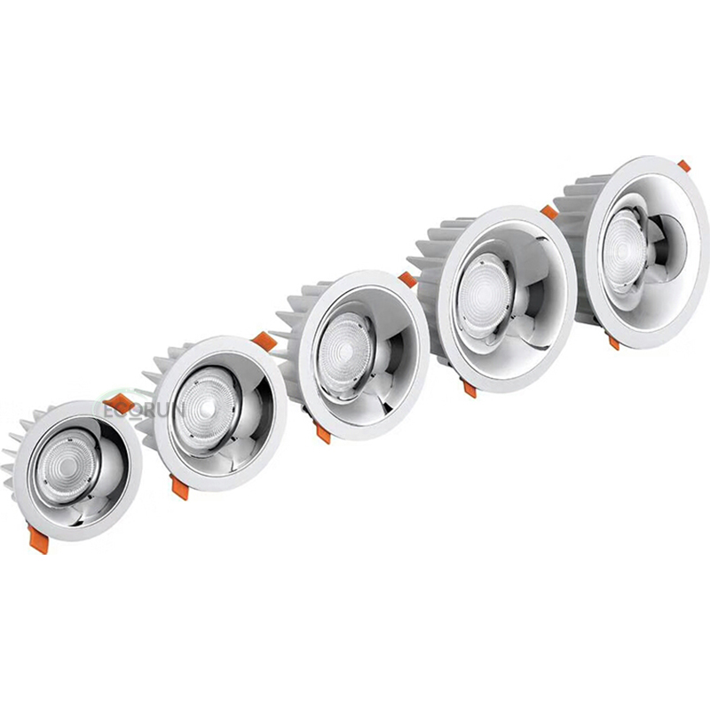 Polished LED Downlight 60W